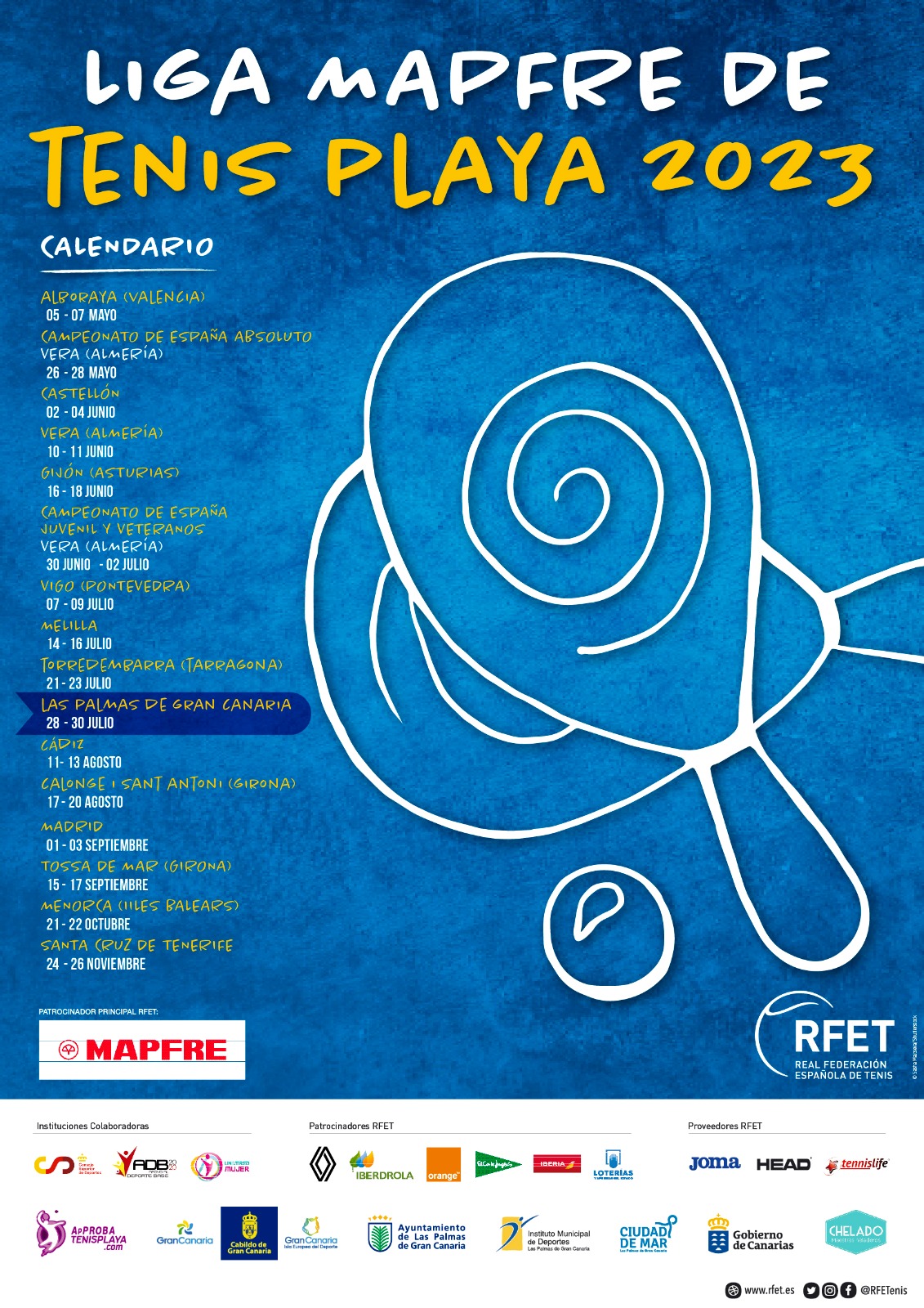 Cartel LIGA MAPFRE LPGC 2023