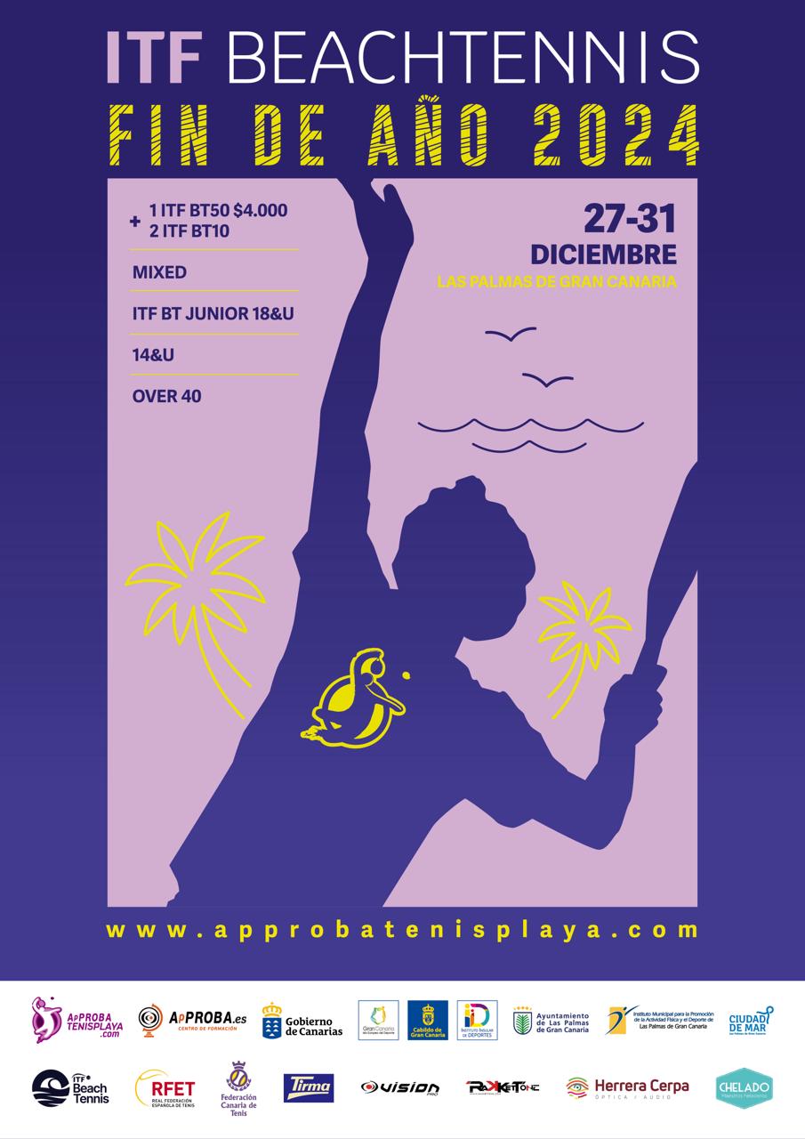 Cartel ITF Beachtennis Fin Año 2024